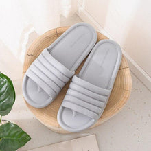 将图片加载到图库查看器，Summer Women Indoor Slippers Floor Flat Shoes Indoor Eva Flip Flops Non-Slip Bathroom Home Slippers Quick Drying Sandals EVA Anti-slip Open Toe Soft Slippers Shoes Pool Slippers

