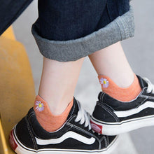 Load image into Gallery viewer, Summer Women's Socks Cute Flower Socks Simple Solid Color Socks Women's Long Socks Funny Breathable Socks For Men And Women
