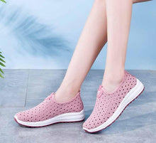 Load image into Gallery viewer, Summer Women's Sports Espadrilles Fashion Breathable Slip On Sneakers For Women Lightweight Walking Shoes Comfortable Elegant Shoes Non Slip Mesh Elegant Design
