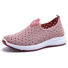 Load image into Gallery viewer, Summer Women's Sports Espadrilles Fashion Breathable Slip On Sneakers For Women Lightweight Walking Shoes Comfortable Elegant Shoes Non Slip Mesh Elegant Design
