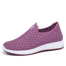 Load image into Gallery viewer, Summer Women's Sports Espadrilles Fashion Breathable Slip On Sneakers For Women Lightweight Walking Shoes Comfortable Elegant Shoes Non Slip Mesh Elegant Design
