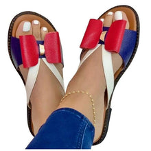 Load image into Gallery viewer, Summer Women Slippers Cute Butterfly-Knot Casual Sandals Lady Slides Flats Slip-On Women Shoes Butterfly Slippers Soft Bottom Comfy Sandals Bathroom Garden Casual Slippers Open-Toe Breathable Travel Shoes
