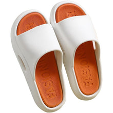 将图片加载到图库查看器，Summer Women Slippers Runway Shoes Outdoor Slides Men Flip Flops Thick Sole Non-slip Beach Pool Outdoor Slippers Anti-Slip Shower Spa Bath Pool Gym Slides Flip Flop Open Toe Comfortable Soft Sandals Casual Shoes

