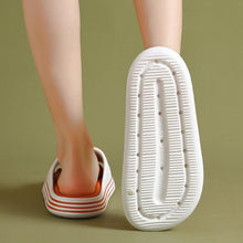 将图片加载到图库查看器，Summer Women Slippers Runway Shoes Outdoor Slides Men Flip Flops Thick Sole Non-slip Beach Pool Outdoor Slippers Anti-Slip Shower Spa Bath Pool Gym Slides Flip Flop Open Toe Comfortable Soft Sandals Casual Shoes
