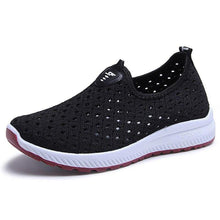 将图片加载到图库查看器，Summer Womens Shoes Breathable Mesh Sneakers Slip On Flats Espadrilles Fashion Trainers Women Comfortable Pink Couple Shoes Outdoor Walking Footwear Shoes
