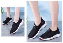将图片加载到图库查看器，Summer Womens Shoes Breathable Mesh Sneakers Slip On Flats Espadrilles Fashion Trainers Women Comfortable Pink Couple Shoes Outdoor Walking Footwear Shoes
