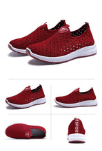 将图片加载到图库查看器，Summer Womens Shoes Breathable Mesh Sneakers Slip On Flats Espadrilles Fashion Trainers Women Comfortable Pink Couple Shoes Outdoor Walking Footwear Shoes
