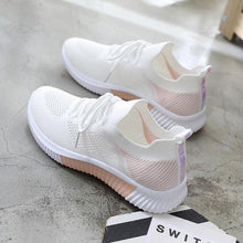 Load image into Gallery viewer, Summer Womens Shoes Mesh Light Breathable Sneakers Flats Casual Trainers Walking Shoes Sport Women Mesh Running Casual Slip On Flats Sneakers

