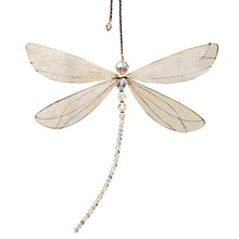 Load image into Gallery viewer, Sun Catcher Ornament Window Crystal Guardian Angel Wing  Prism Pendant Rainbow Maker Collection Crystal Dragonflys Sun-catcher Wind Chimes Home Garden Hanging Decor Gifts Photography Prop Festival Decoration
