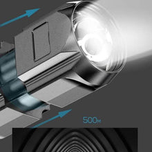 将图片加载到图库查看器，Super Bright ABS Strong Light Focusing Led Flashlight
