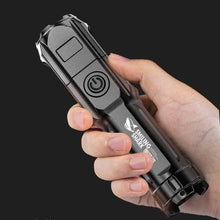 将图片加载到图库查看器，Super Bright ABS Strong Light Focusing Led Flashlight
