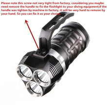 Load image into Gallery viewer, Super Bright High Lumen Underwater and Powerful Waterproof  LED Torchlight with Magnetic Control Switch Diving Light Dive Flashlight For Camping Hiking Running Jogging Diving Household Use
