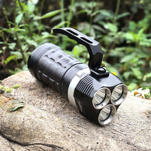Load image into Gallery viewer, Super Bright High Lumen Underwater and Powerful Waterproof  LED Torchlight with Magnetic Control Switch Diving Light Dive Flashlight For Camping Hiking Running Jogging Diving Household Use
