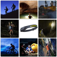将图片加载到图库查看器，Super Bright LED Headlamp Flashlight Rechargeable
