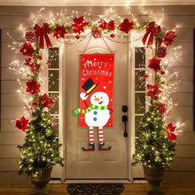 Load image into Gallery viewer, Super Cute Merry Christmas Decorations For Home Ornaments Garland New Year Xmas Door Decor Hanging Cloth Gifts
