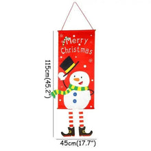 Load image into Gallery viewer, Super Cute Merry Christmas Decorations For Home Ornaments Garland New Year Xmas Door Decor Hanging Cloth Gifts
