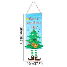 Load image into Gallery viewer, Super Cute Merry Christmas Decorations For Home Ornaments Garland New Year Xmas Door Decor Hanging Cloth Gifts
