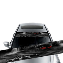 Load image into Gallery viewer, Super Personality Windshield Sticker Car Front Windshield Sticker Stereo Car Stickers Front File Stickers Car Front Rear Sun Strip Visor Vinyl Decal Windshield Cast Film 3D Stickers Decor Front Creative Eyes Skull Sticker For Car Auto Decorative Stickers
