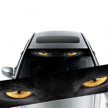Load image into Gallery viewer, Super Personality Windshield Sticker Car Front Windshield Sticker Stereo Car Stickers Front File Stickers Car Front Rear Sun Strip Visor Vinyl Decal Windshield Cast Film 3D Stickers Decor Front Creative Eyes Skull Sticker For Car Auto Decorative Stickers
