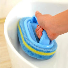 Load image into Gallery viewer, Super Quality Kitchen Cleaning Bathroom Toilet Kitchen Glass Wall Cleaning Bath Brush Handle Sponge Bath BottomBathtub Cleaning Tools
