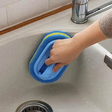 Load image into Gallery viewer, Super Quality Kitchen Cleaning Bathroom Toilet Kitchen Glass Wall Cleaning Bath Brush Handle Sponge Bath BottomBathtub Cleaning Tools
