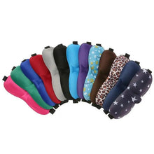 Load image into Gallery viewer, Super Smooth  Eye Shade Sleeping Mask Cover Natural Silk Blindfold For Sleep Comfortable for Full Blackout Sleep Eye Mask With Adjustable Strap
