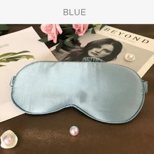 Load image into Gallery viewer, Super Smooth  Mulberry Silk Sleep Eye Mask &amp; Blindfold With Elastic Strap Travel Eye Patch Soft Nap Eye Patch  Eye Cover Eyeshade for Night Sleeping Mask For Women
