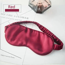 Load image into Gallery viewer, Super Smooth  Mulberry Silk Sleep Eye Mask &amp; Blindfold With Elastic Strap Travel Eye Patch Soft Nap Eye Patch  Eye Cover Eyeshade for Night Sleeping Mask For Women
