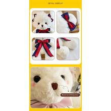 Load image into Gallery viewer, Superior Quality Cute Teddy Bear With Dress Plush Doll Stuffed Animals Kids Toys Room Decor, Christmas,VE Valentine Gifts
