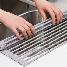 Load image into Gallery viewer, Surpahs over the Sink Multipurpose Roll-Up Dish Drying Rack
