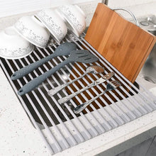 Load image into Gallery viewer, Surpahs over the Sink Multipurpose Roll-Up Dish Drying Rack
