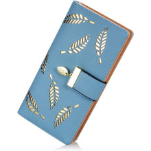 将图片加载到图库查看器，Sweet Cute Women's Long Leaf Bifold Wallet
