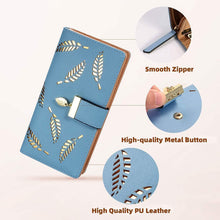 将图片加载到图库查看器，Sweet Cute Women's Long Leaf Bifold Wallet
