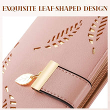 将图片加载到图库查看器，Sweet Cute Women's Long Leaf Bifold Wallet
