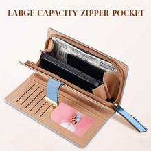 将图片加载到图库查看器，Sweet Cute Women's Long Leaf Bifold Wallet
