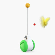 将图片加载到图库查看器，Swing Toys for Cats Kitten Interactive Balance Car Cat Chasing Toy With Catnip Funny Pet Products Indoor Cats Chaser Toys with Feather Catnip Ball Balanced Exercise Wheel Toy for Cats Chasing Hunting Playing

