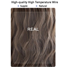 将图片加载到图库查看器，Synthetic Wigs For Women Daily Cosplay Long Water Wave  Lolita Wig With Bangs Cold Brown Heat Resistant Hair Bob Wigs For Black Women Cosplay Wigs For Women Gifts for Girlfriends
