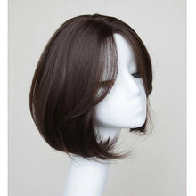 Load image into Gallery viewer, Synthetic Wigs Short Wavy Womens Wig Natural Part Side Hair Black Brown Wigs For Women Heat Resistant Daily Wigs For Black Women Cosplay Wigs For Women Gifts for Girlfriends
