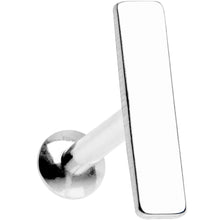 将图片加载到图库查看器，1/4 9mm Steel Rectangle Internal Thread Daith Cartilage Tragus
