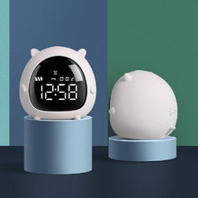 将图片加载到图库查看器，Table Clock Cute Alarm Clock Cute Toddler Alarm Clock Dimming Sleep Training Clock with Night Light Kids Wake Up Clock USB Rechargeable Easy Setting Kids Bedside Kids Night Wake Up Light Multi Function Alarm Clock for For Child Children Home Decoration
