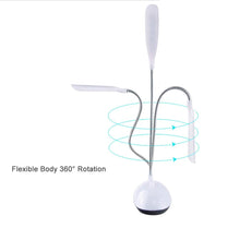 Load image into Gallery viewer, Table Lamp For Study LED Desk Lamp 3XAAA Battery Not Include Dimmable Mini Table Top Lantern Cute Book Light Office Smart Decorative Table Lamp Cute Study Lamps for Bedroom Décor
