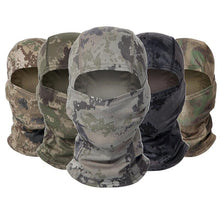 将图片加载到图库查看器，Tactical Camouflage Balaclava Full Face Mask CS Wargame Army Hunting Cycling Sports Helmet Liner Military Multiamp CP Skating Hat Motorbike Biker Racing Breather Mask Tactical Airsoft Cap Scarf Mask Ski Hat Spring Summer For Men Women
