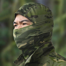 将图片加载到图库查看器，Tactical Camouflage Balaclava Full Face Mask CS Wargame Army Hunting Cycling Sports Helmet Liner Military Multiamp CP Skating Hat Motorbike Biker Racing Breather Mask Tactical Airsoft Cap Scarf Mask Ski Hat Spring Summer For Men Women
