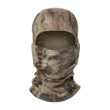 将图片加载到图库查看器，Tactical Camouflage Balaclava Full Face Mask CS Wargame Army Hunting Cycling Sports Helmet Liner Military Multiamp CP Skating Hat Motorbike Biker Racing Breather Mask Tactical Airsoft Cap Scarf Mask Ski Hat Spring Summer For Men Women
