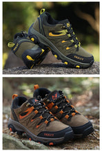 Load image into Gallery viewer, Tactical Outdoor Mens Waterproof Hiking Shoes Mountain Boots Hunting Unisex Sport Shoes Low-Top Sneakers Non-Slip Wear-Resistant Outdoor Comfortable Camping Shoes
