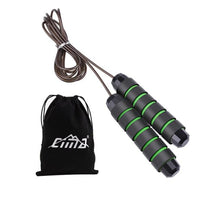 将图片加载到图库查看器，Tangle-Free Rapid Speed Jumping Rope Cable With Ball Bearings Steel Skipping Rope Adjustable Rapid Speed Jumping Ropes Cable Foam Handles Steel Jump Ropes For Gym Fitness Home Exercise
