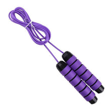 将图片加载到图库查看器，Tangle-Free Rapid Speed Jumping Rope Cable With Ball Bearings Steel Skipping Rope Adjustable Rapid Speed Jumping Ropes Cable Foam Handles Steel Jump Ropes For Gym Fitness Home Exercise
