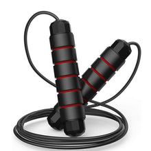 将图片加载到图库查看器，Tangle-Free Rapid Speed Jumping Rope Cable With Ball Bearings Steel Skipping Rope Adjustable Rapid Speed Jumping Ropes Cable Foam Handles Steel Jump Ropes For Gym Fitness Home Exercise
