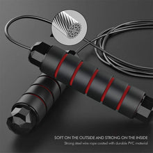 将图片加载到图库查看器，Tangle-Free Rapid Speed Jumping Rope Cable With Ball Bearings Steel Skipping Rope Adjustable Rapid Speed Jumping Ropes Cable Foam Handles Steel Jump Ropes For Gym Fitness Home Exercise
