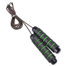 将图片加载到图库查看器，Tangle-Free Rapid Speed Jumping Rope Cable With Ball Bearings Steel Skipping Rope Adjustable Rapid Speed Jumping Ropes Cable Foam Handles Steel Jump Ropes For Gym Fitness Home Exercise
